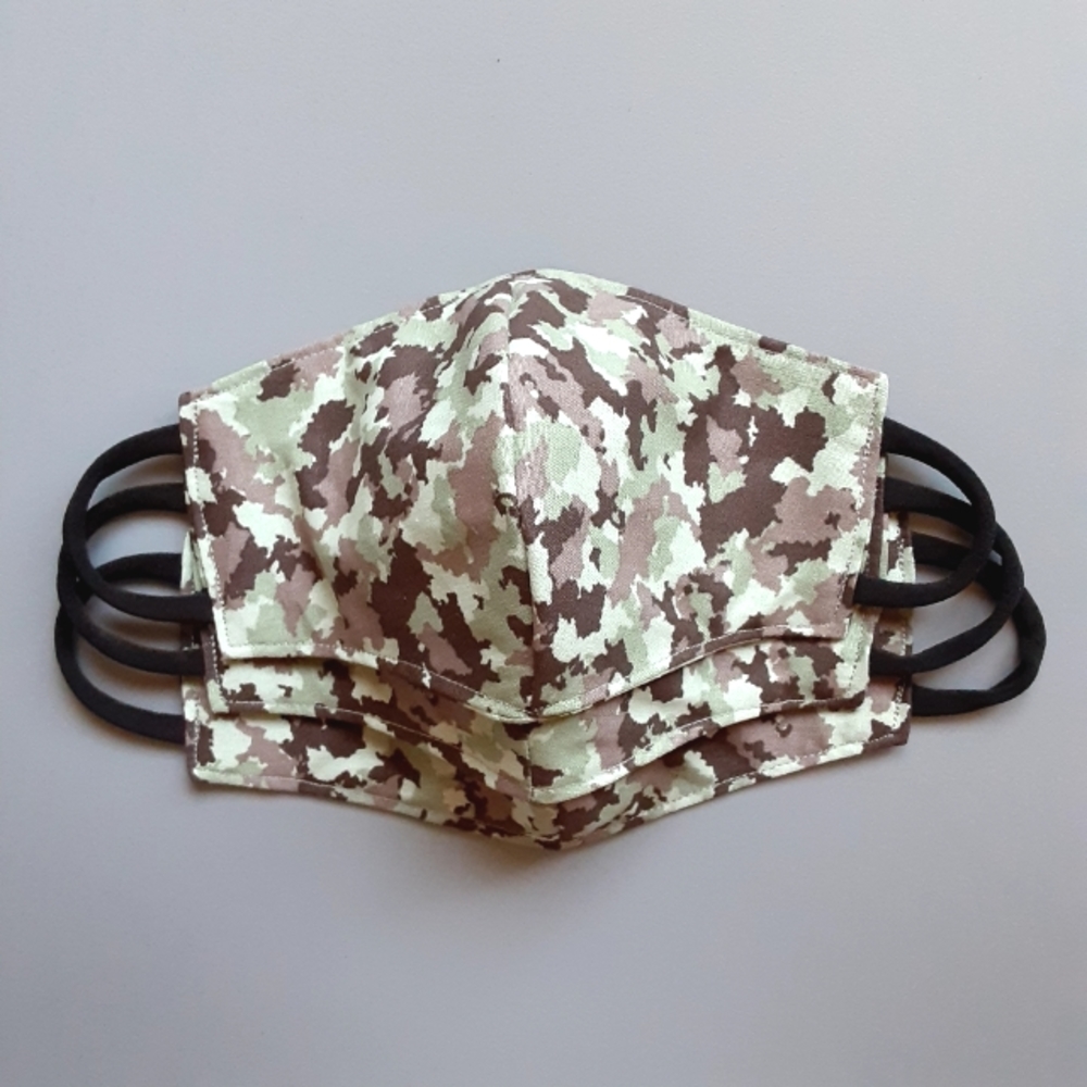 3 Pack Kids Camo Face Mask - Picture 1 of 2